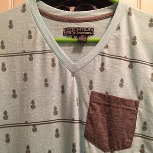 Men’s pineapple print shirt